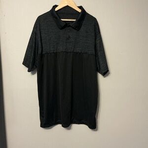 Men's Gray/Black Polo Shirt